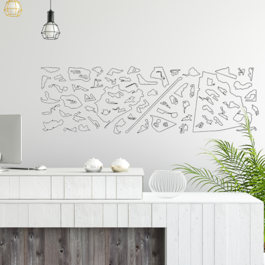 L'art mural ultime de la collection F1