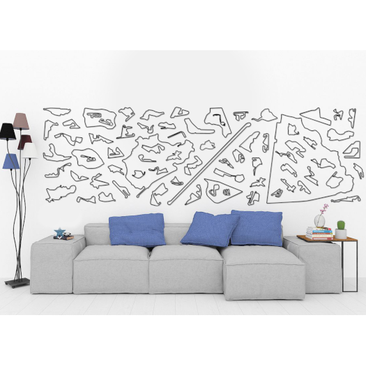 The Ultimate F1 Collection Wall Art - WorldRaceCircuits